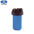 Preço barato 10 &quot;Capacidade de filtro Clear/Blue Plástico para Cartucho de Água